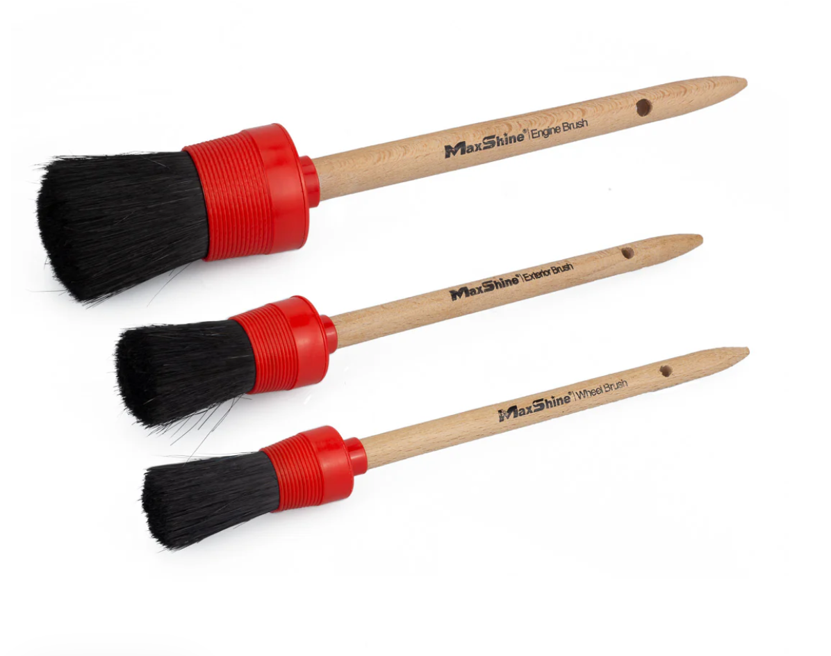 MaxShine 3pc Detailing Brush Set